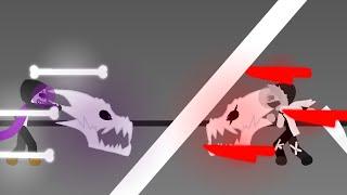 Cross!/X! Sans vs Epic!Sans - Stick nodes Undertale animation