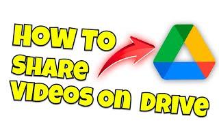 How to Share Videos on Google Drive -STEP BY STEP