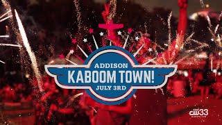 Join CW33 at Addison's Kaboom Town