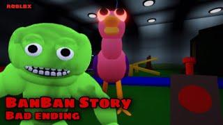 BanBan Story (Full Walkthrough) Bad Ending | Roblox