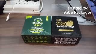 Shilajit Export Standard Boxes by Saba Packages For Queries & Orders Call/Whatsapp: 0320 4127722