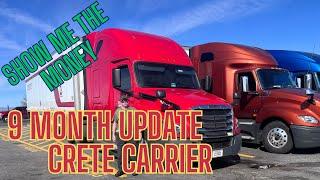 Crete Carrier Year End Income Review - 9 Month Review - Show Me The Money