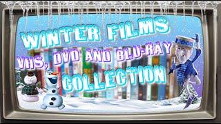 Winter Films and TV Shows VHS, DVD & Blu-Ray Collection | Vlogmas 2024 Day 21