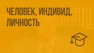 Человек, индивид, личность. Видеоурок по обществознанию 10 класс