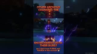 Archons Changing the environment And then theres MAVUIKA! #genshinimpact #genshin #shorts #gaming