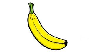 How to Draw a Banana / Как нарисовать банан