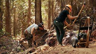 Behind the Scenes Building the Cedar Trail in Rossland, BC Canada (July 2023)