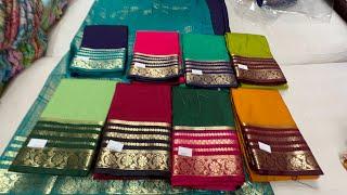 wow!130/-Unbelievable price  Budget friendly Unique style Sarees wholesale in Chickpet Bengaluru