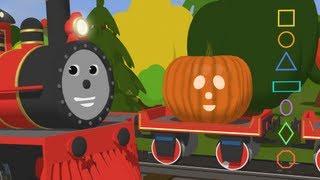 Learn  Shapes and Carve Pumpkins with Shawn the Train! 