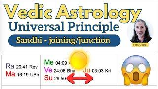 Vedic Astrology Lesson - Planets Changing Signs - Sandhi - Baladi Avashta -