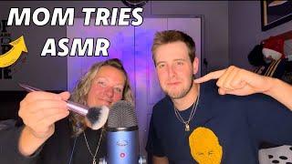 My Mom Tries ASMR For The First Time! (SHE’S A NATURAL)