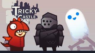 Приключения Рыцаря в Хитром Замке но я Призрак! Головоломки в игре в Tricky Castle