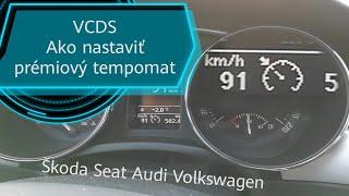 How to set up the  premium cruise control  display VCDS