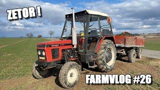 FARMVlog #26 - Odvážíme hlínu se Zetorem 7711