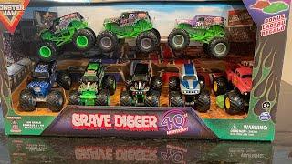 Spin Master Monster Jam Grave Digger 40th Anniversary 8-pack review