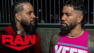 Jimmy and Jey Uso see Sami Zayn talking to Solo Sikoa: Raw highlights, Oct. 28, 2024