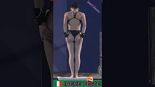 Beautiful Woman Diver in Women's 10m Platform  Irene PESCE  #diving #shorts