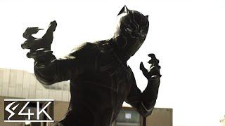 Black Panther Intro (4K) Civil War