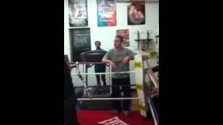 sparring day at Mendez / Ricky Ray Taylor