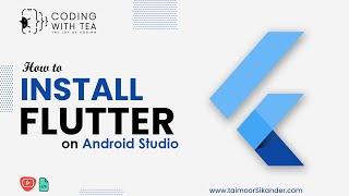 1.2 - How to Install flutter in Android Studio 2023 - Flutter Crash course