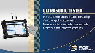 Concrete ultrasonic tester PCE-UCD 100 for quality testing. | PCE Instruments