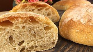 An easy way to make ciabatta at home without kneading. Do not knead the ciabatta