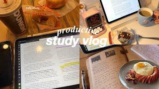 productive study vlog  lots of readings, waking up at 5am, cafe study, library, uni vlog