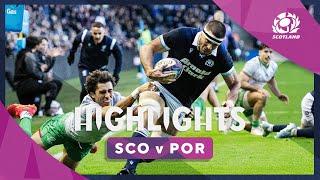 HIGHLIGHTS | Scotland v Portugal | The Famous Grouse Nations Series