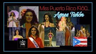 Agnes Tañón • Miss Puerto Rico 1980