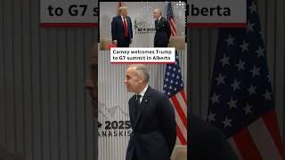 Carney welcomes Trump to G7 summit in Alberta