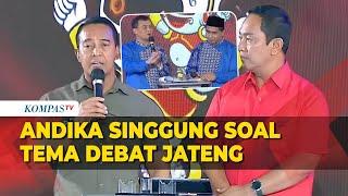 Luthfi Ungkit UMR Jawa Tengah, Andika Singgung soal Tema Debat Pilkada Jateng