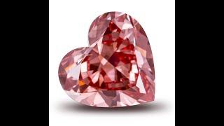 Messi Jewelry - 2ct Heart Fancy Pink Color CVD Lab Grown Diamond Pink