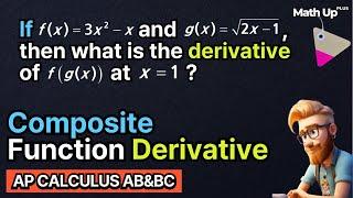 Solving Derivatives of Composite Functions: Step-by-Step #maths #apcalculusab #apcalculusbc