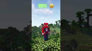 Minecraft Wellerman Edit: Spider-Man  #shorts