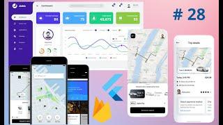 Flutter Ride Sharing Taxi Booking App | UBER OLA & inDriver Clone with Admin WEB Panel Tutorial 2024