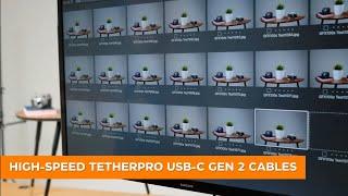 High Speed TetherPro USB-C 3.2 Gen 2 Cables