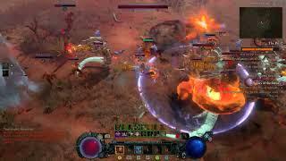 Diablo IV - Season 7 - Overpower Sorcerer Fireball Build - Pit 100 fast clear