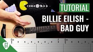 Billie Eilish - Bad Guy | Gitarren Tutorial Deutsch