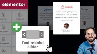 Elementor - Custom Sliders with Testimonial Carousel