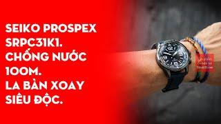 Đồng hồ Seiko sport Prospex trang bị la bàn xoay cực độc chống nước 100m SRPC31K1 mặt xanh NAVY.