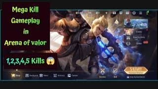 Impossible.. Mega Kill Game Play in Arena of valor #arenaofvalor #impossible #gaming #gameplay #hd