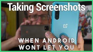 Screenshots and Screen Recordings - What To Do When Android Won't Let You