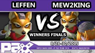 PAX Prime 2015 - Mew2King (Fox, Sheik) Vs. Leffen (Fox) - Winners Finals