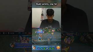 Build kimmy one hit ‼️ #mobilelegends #mlbbcontencreator #shorts