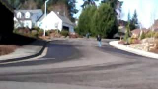 Epic fail at longboarding
