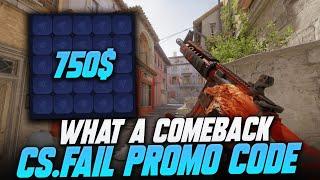 WHAT A COMEBACK (23/24 MINES)  (CS.Fail Promo Code 2024) HOW TO GET FREE SKINS CS2 - FREE SKIN CODE