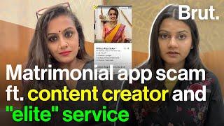 Matrimonial app scam ft. content creator and "elite" service