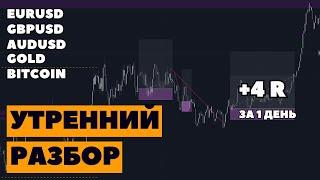 Утренний разбор BITCOIN, EURUSD, GBPUSD, GOLD 28.08