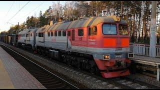 Sounds of a 2M62u diesel locomotive during production work