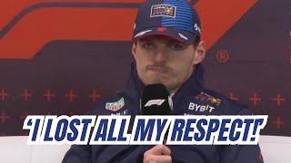 Max Verstappen LOST ALL RESPECT for George Russell after Qatar GP